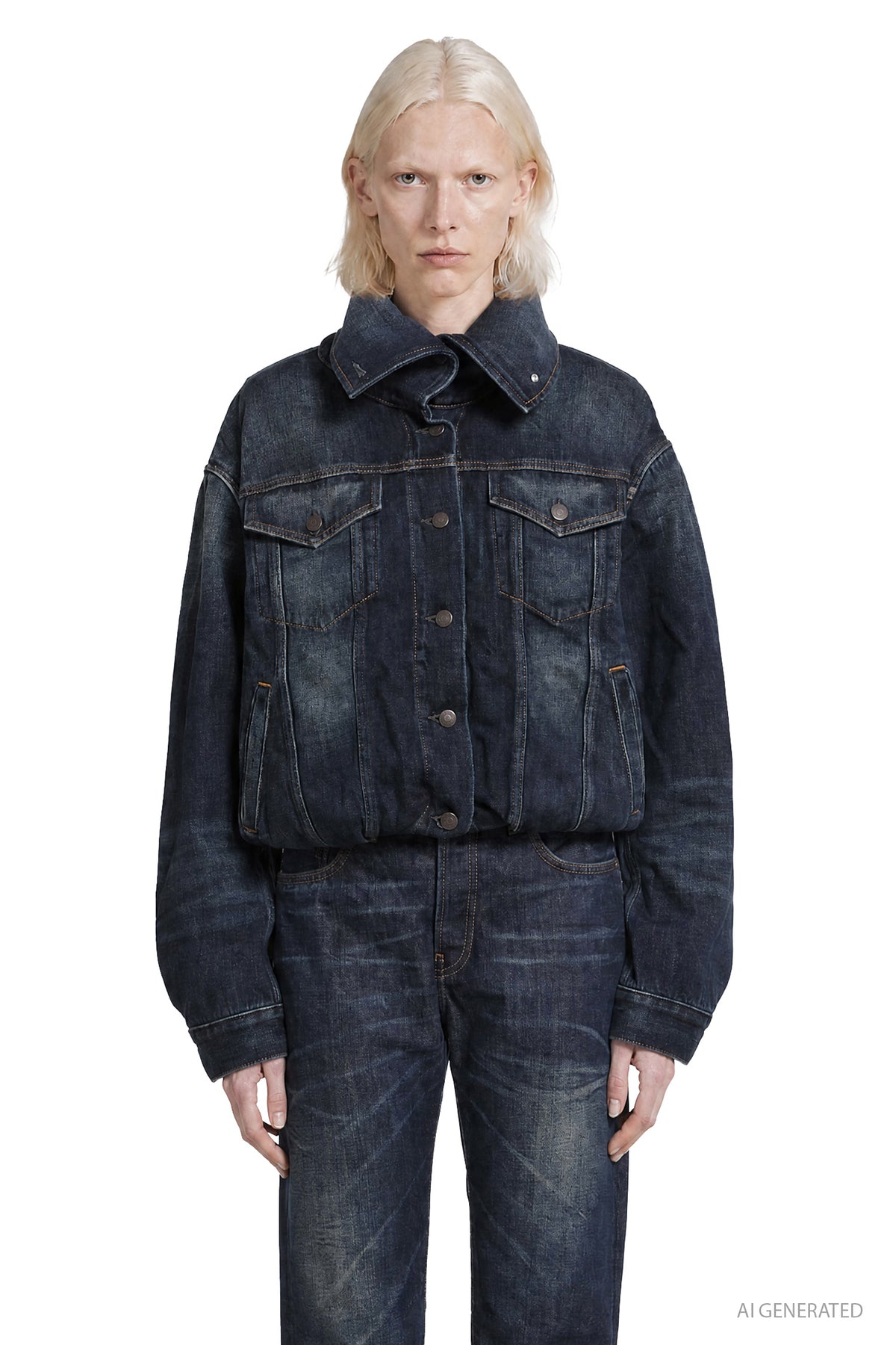 Cropped Denim Jacket