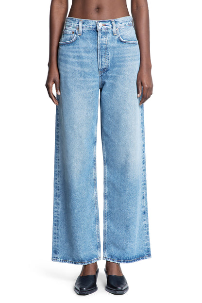 AGOLDE WOMAN BLUE JEANS