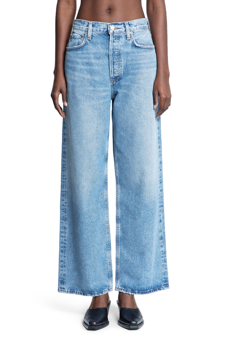 AGOLDE WOMAN BLUE JEANS