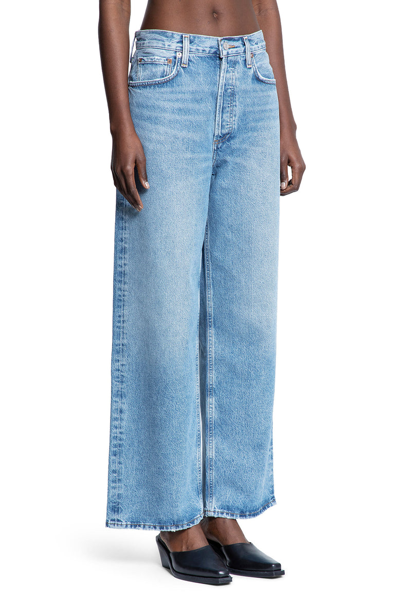 AGOLDE WOMAN BLUE JEANS