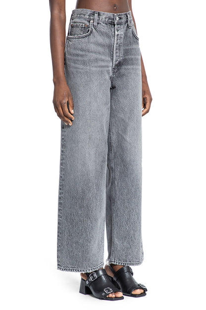 AGOLDE WOMAN GREY JEANS