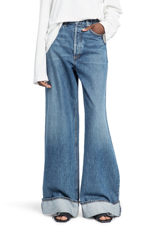 AGOLDE WOMAN BLUE JEANS