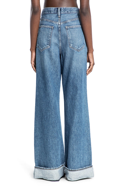 AGOLDE WOMAN BLUE JEANS