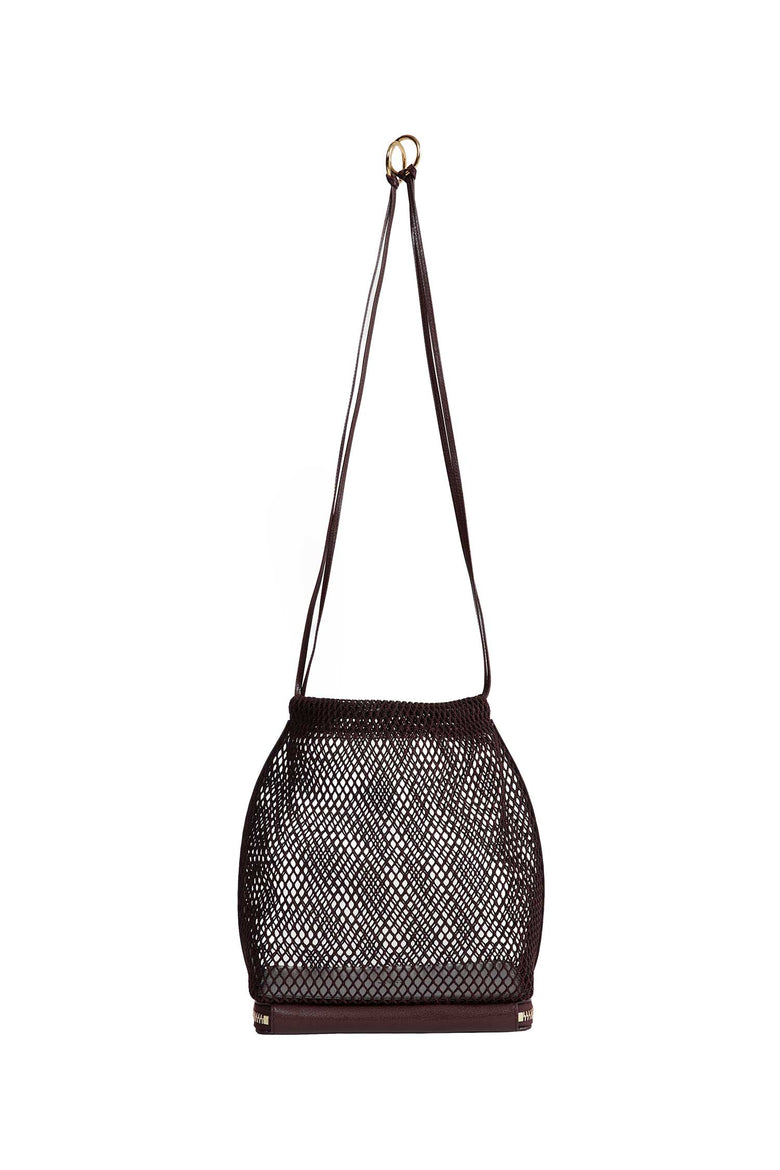 
              ALAIA Le Pochon Bag in Fishnet woman
            