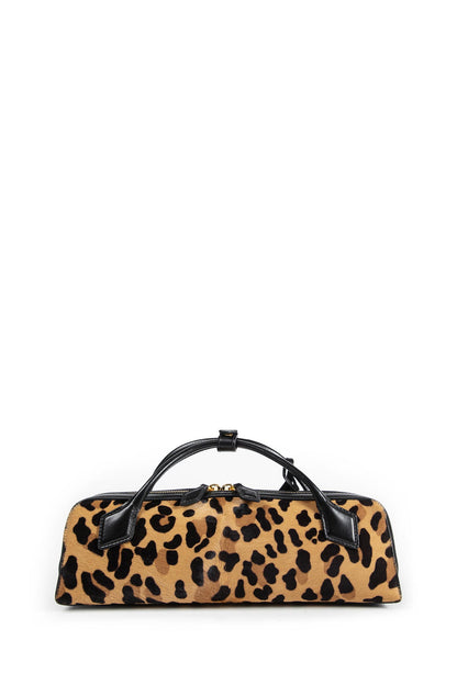 Teckel Clutch in Leopard Calf Hair