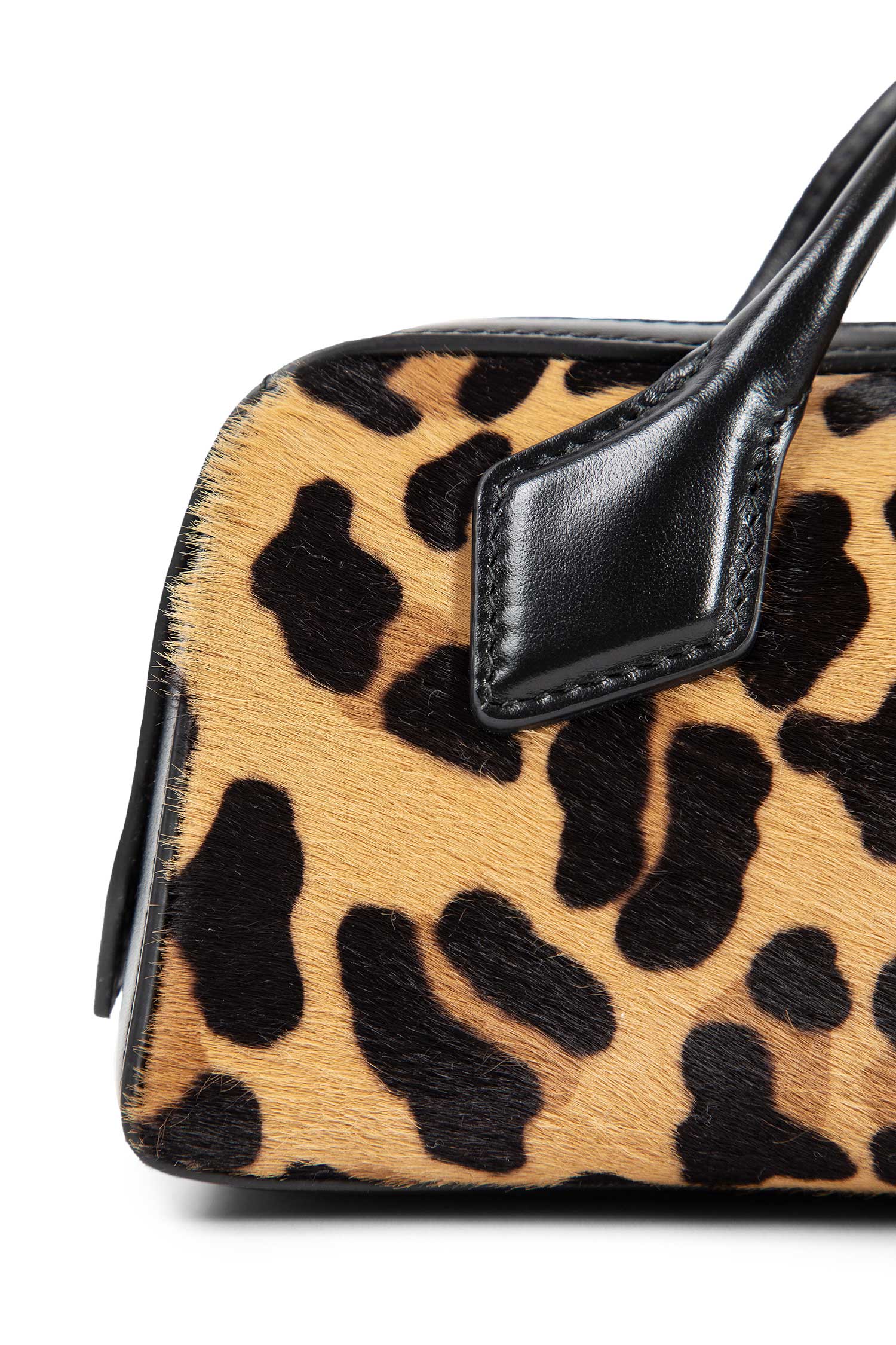 Teckel Clutch in Leopard Calf Hair