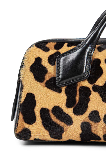 Teckel Clutch in Leopard Calf Hair