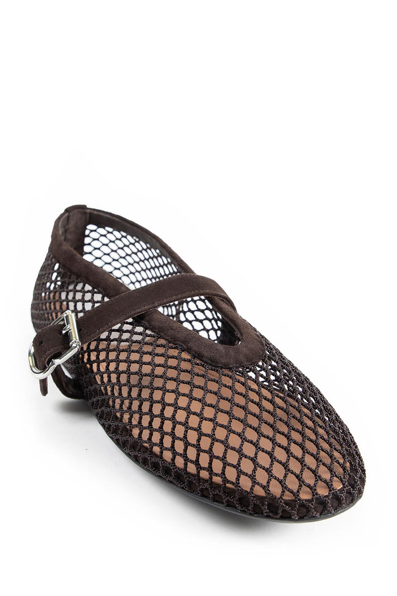 ALAIA Ballet Flats in Fishnet woman