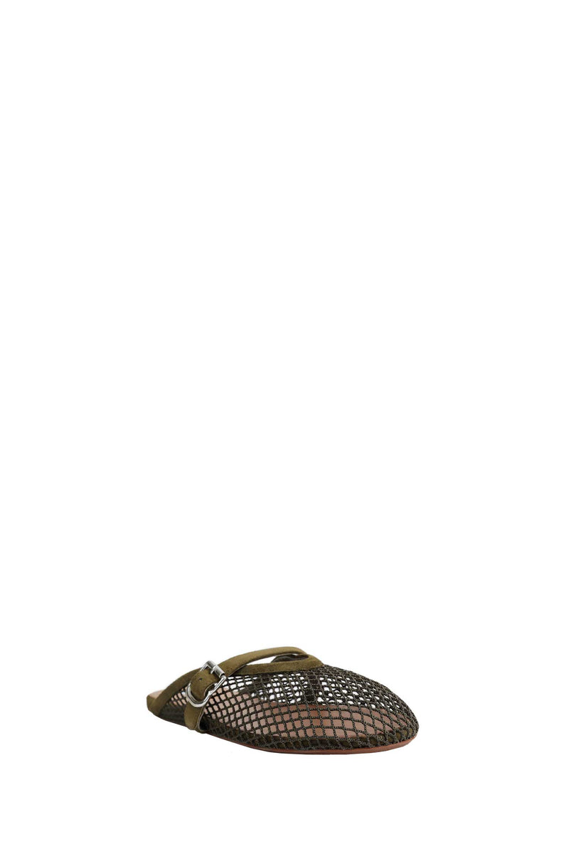 ALAIA Finishnet Flat Mules woman