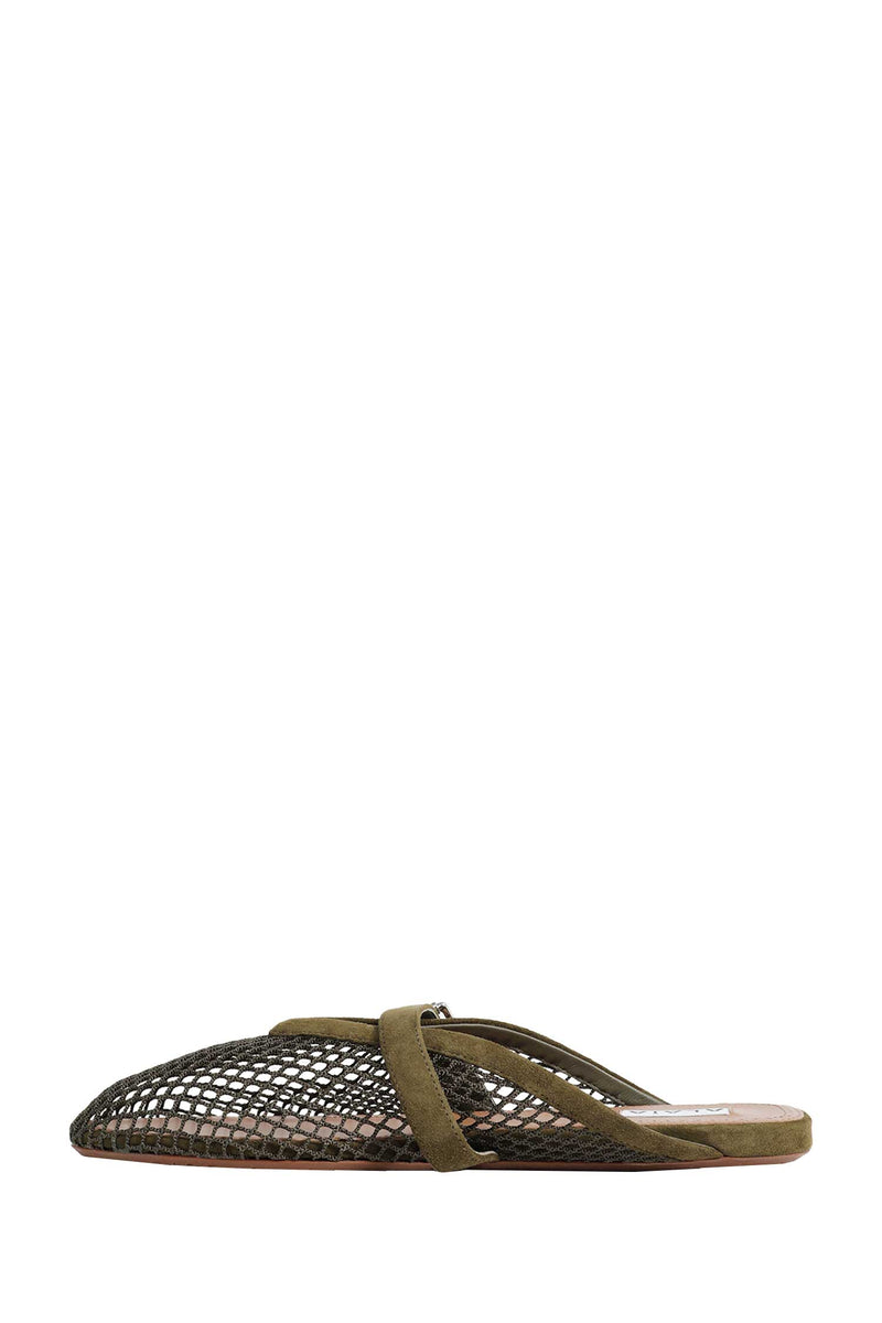 ALAIA Finishnet Flat Mules woman
