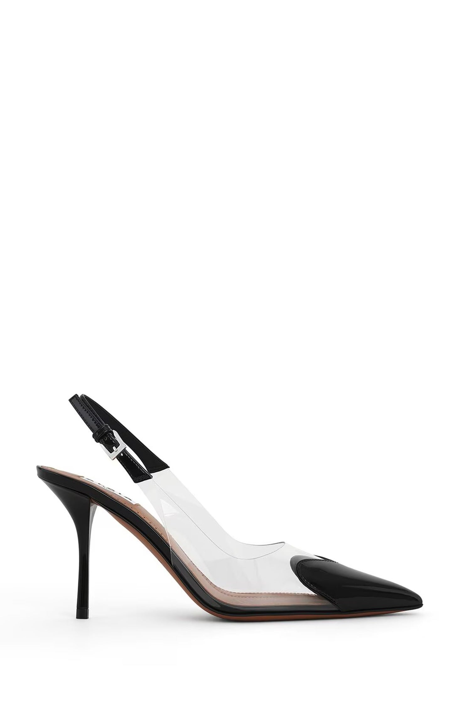 Le Cœur Patent-Leather and PVC Slingback Pumps