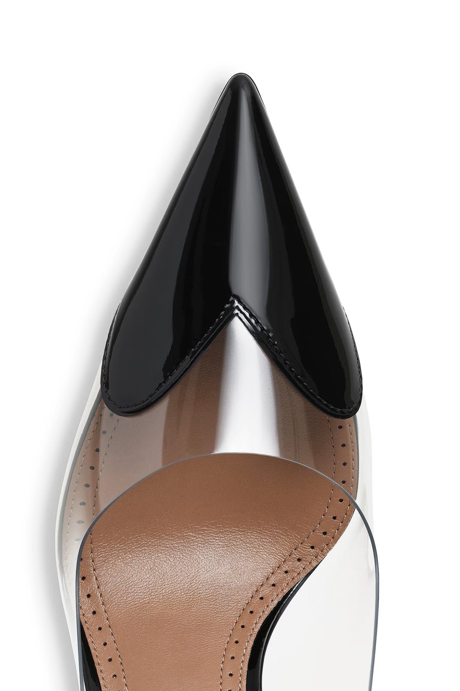 Le Cœur Patent-Leather and PVC Slingback Pumps