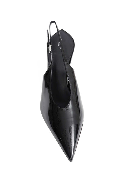 Invisible Wedge Slingbacks