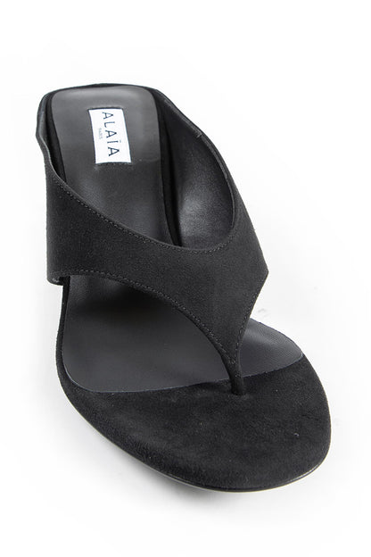 Cube Thong Mules
