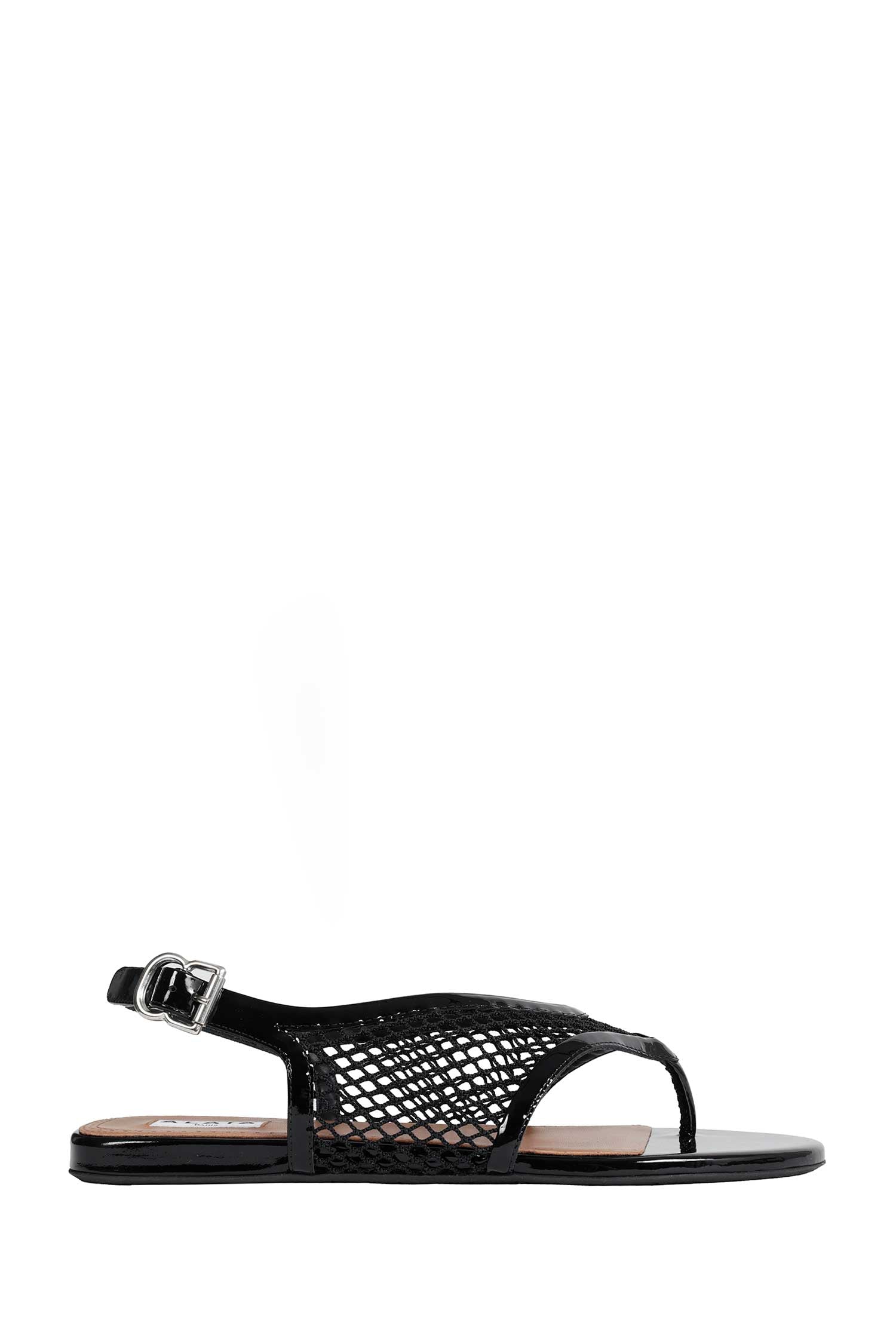 Fishnet Flat Sandals