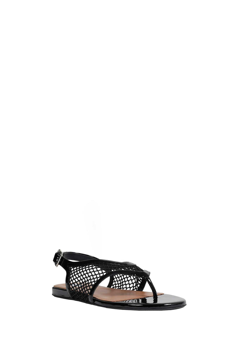 
              ALAIA Fishnet Flat Sandals woman
            
