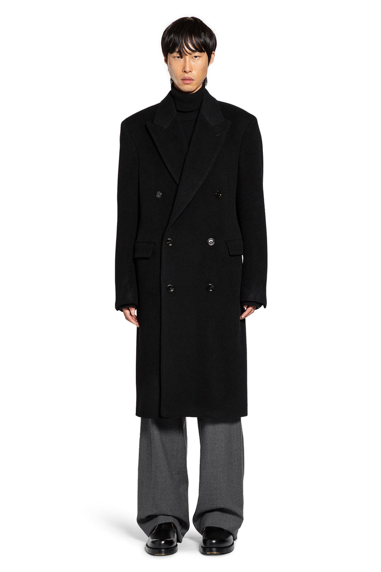 Double-Breasted Wool Coat