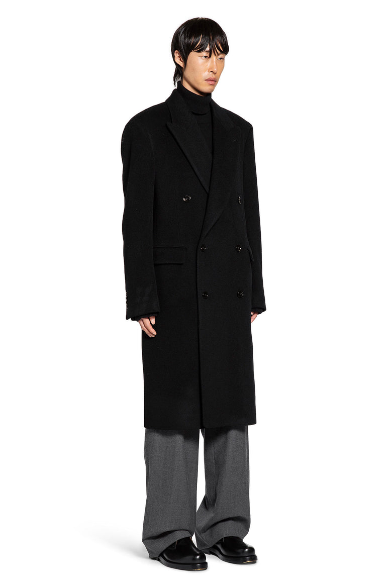 Double-Breasted Wool Coat