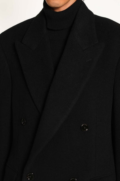 Double-Breasted Wool Coat