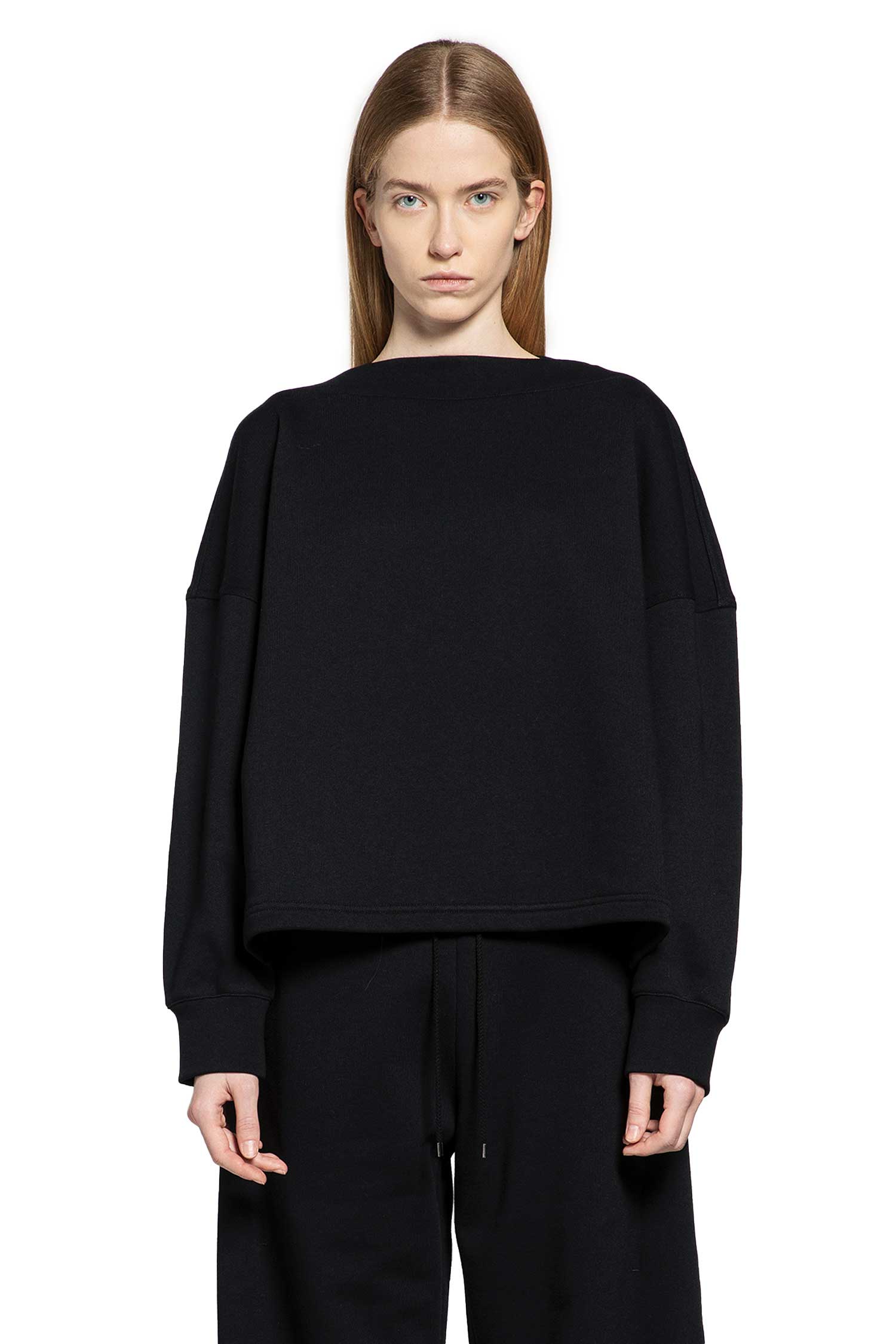 Boatneck Fleece Sweatshirt