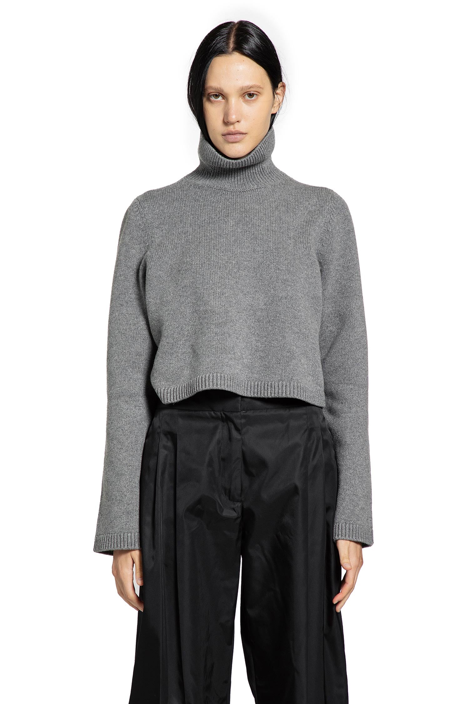 Cashmere Knit Cropped Jumper