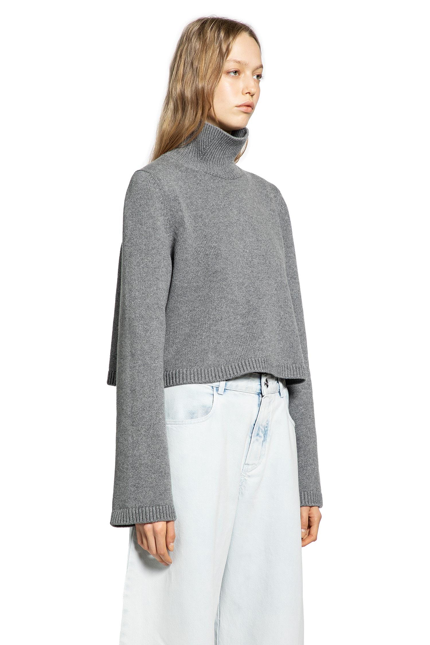 Cashmere Knit Cropped Jumper