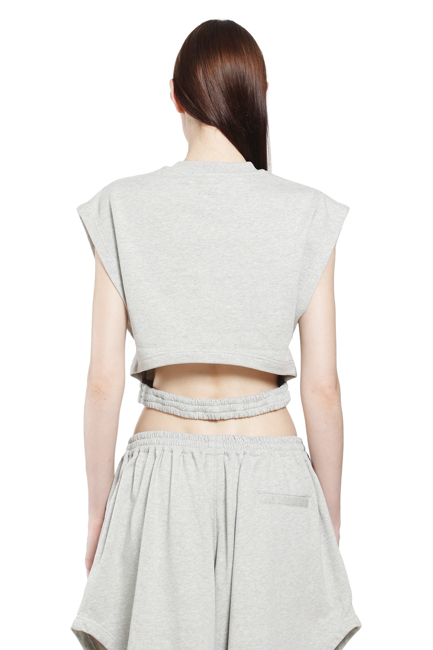 ALAIA Fleece Jersey Top woman