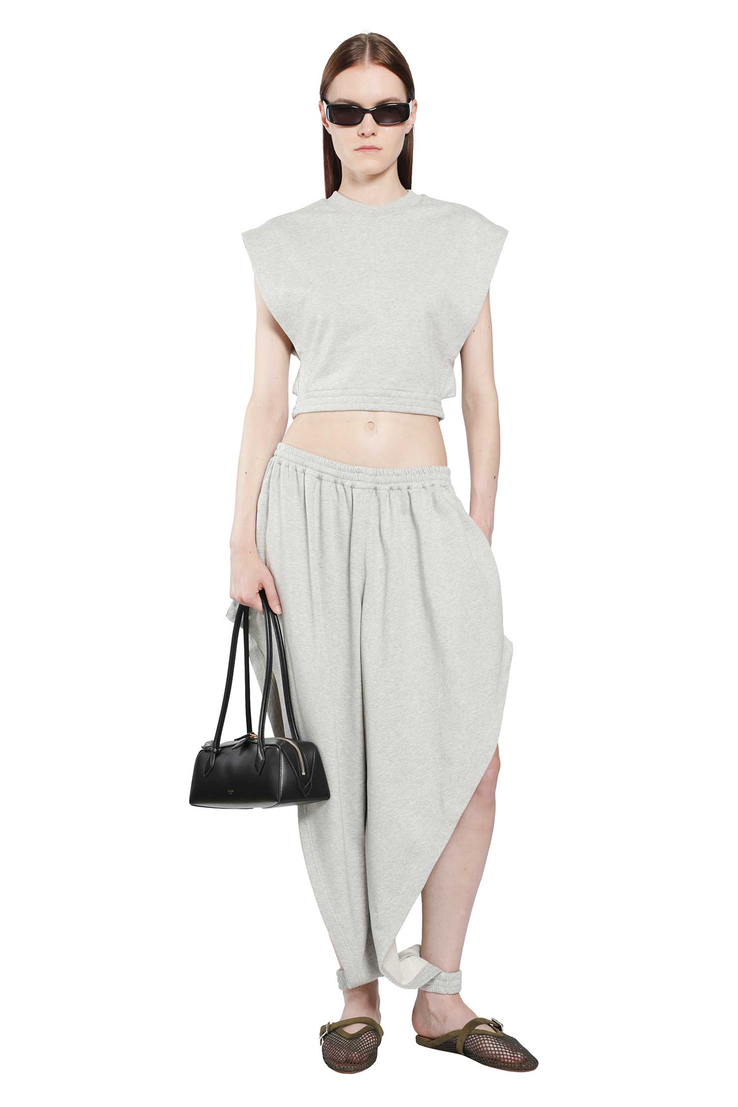 ALAIA Fleece Jersey Top woman