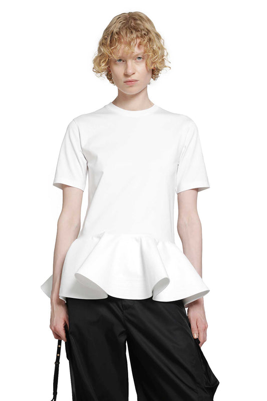 Cotton Jersey Crinoline T-Shirt