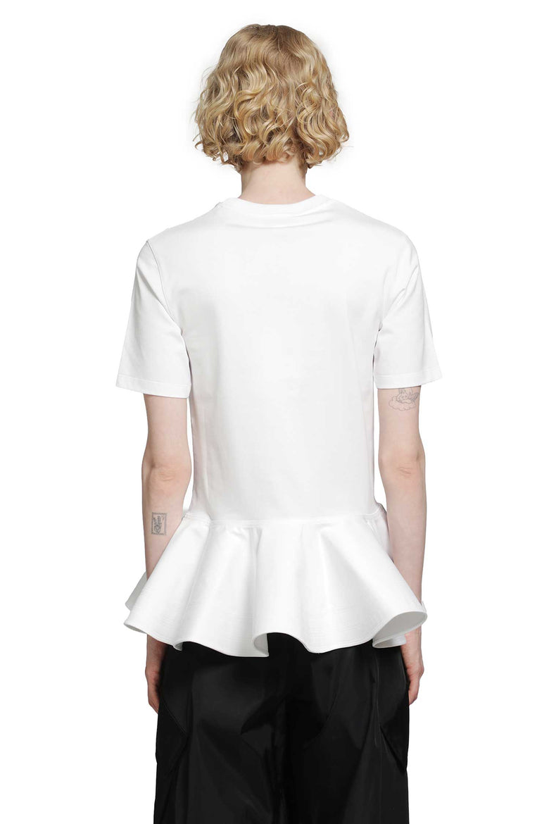 ALAIA Cotton Jersey Crinoline T-Shirt woman