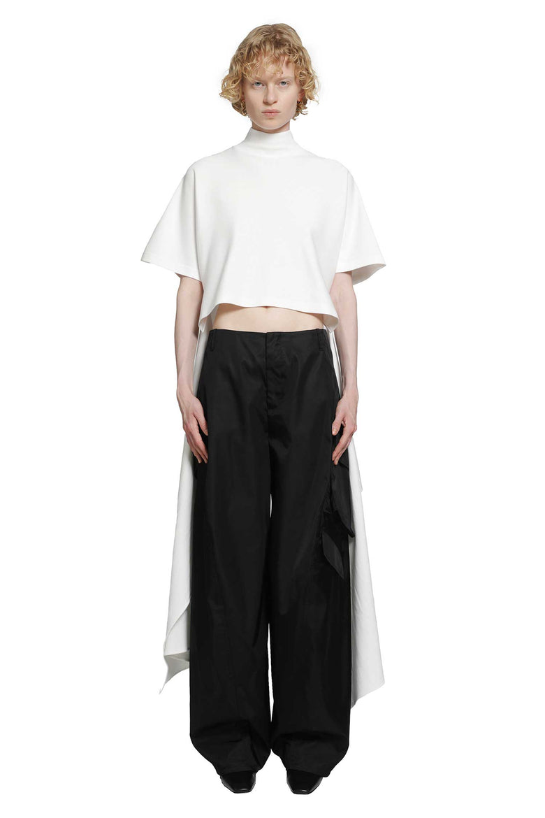 
              ALAIA Asymmetric Cotton T-Shirt woman
            