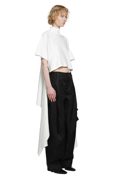 Asymmetric Cotton T-Shirt