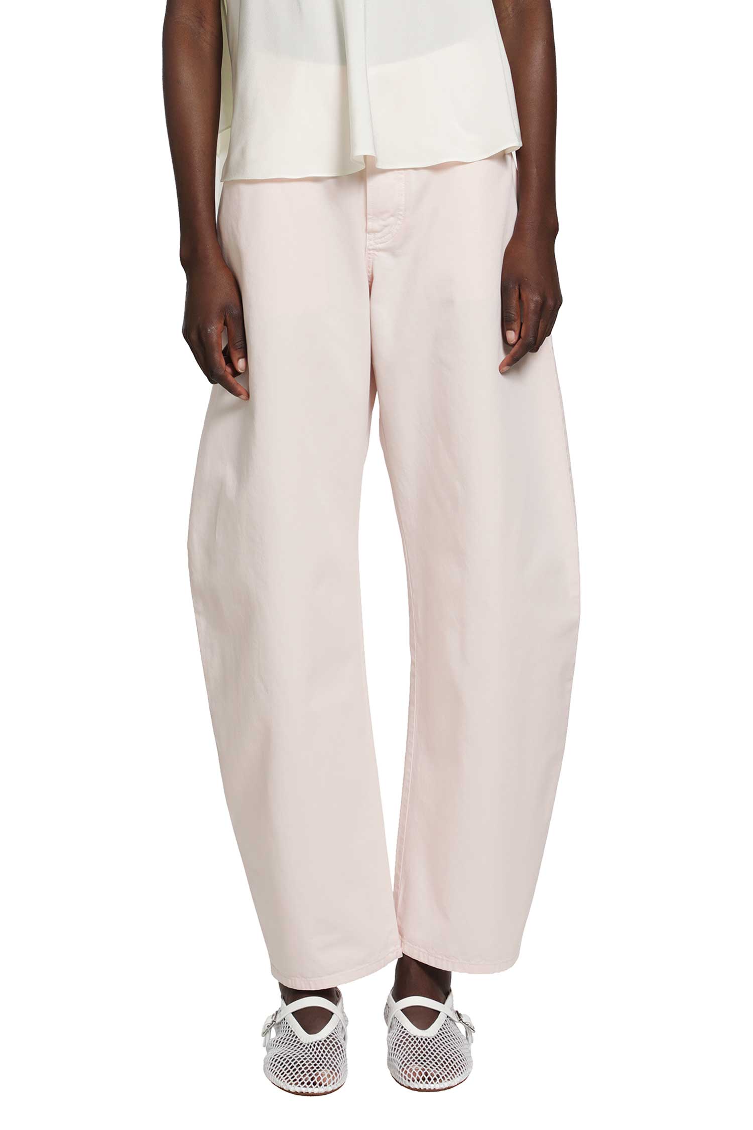 Round Denim Pants