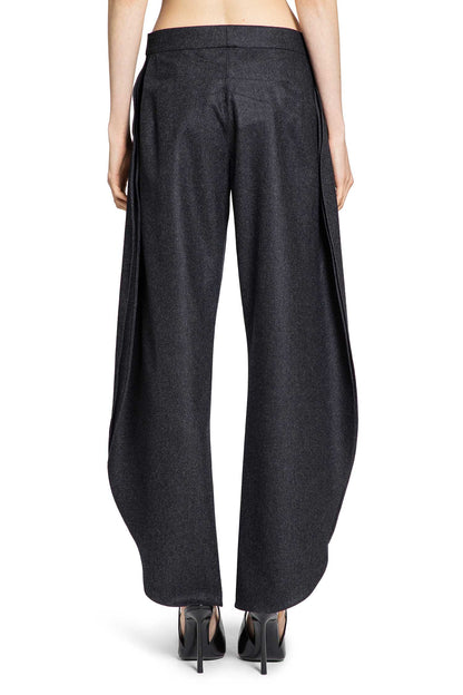 ALAIA WOMAN GREY TROUSERS