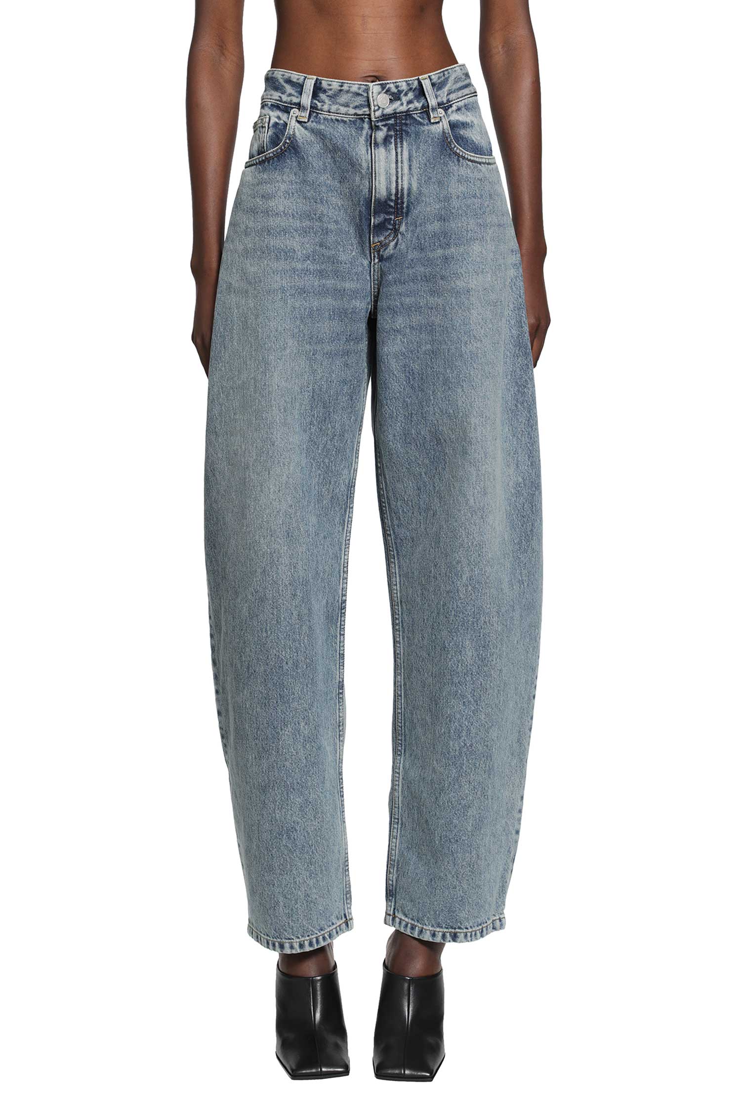 Round Denim Jeans