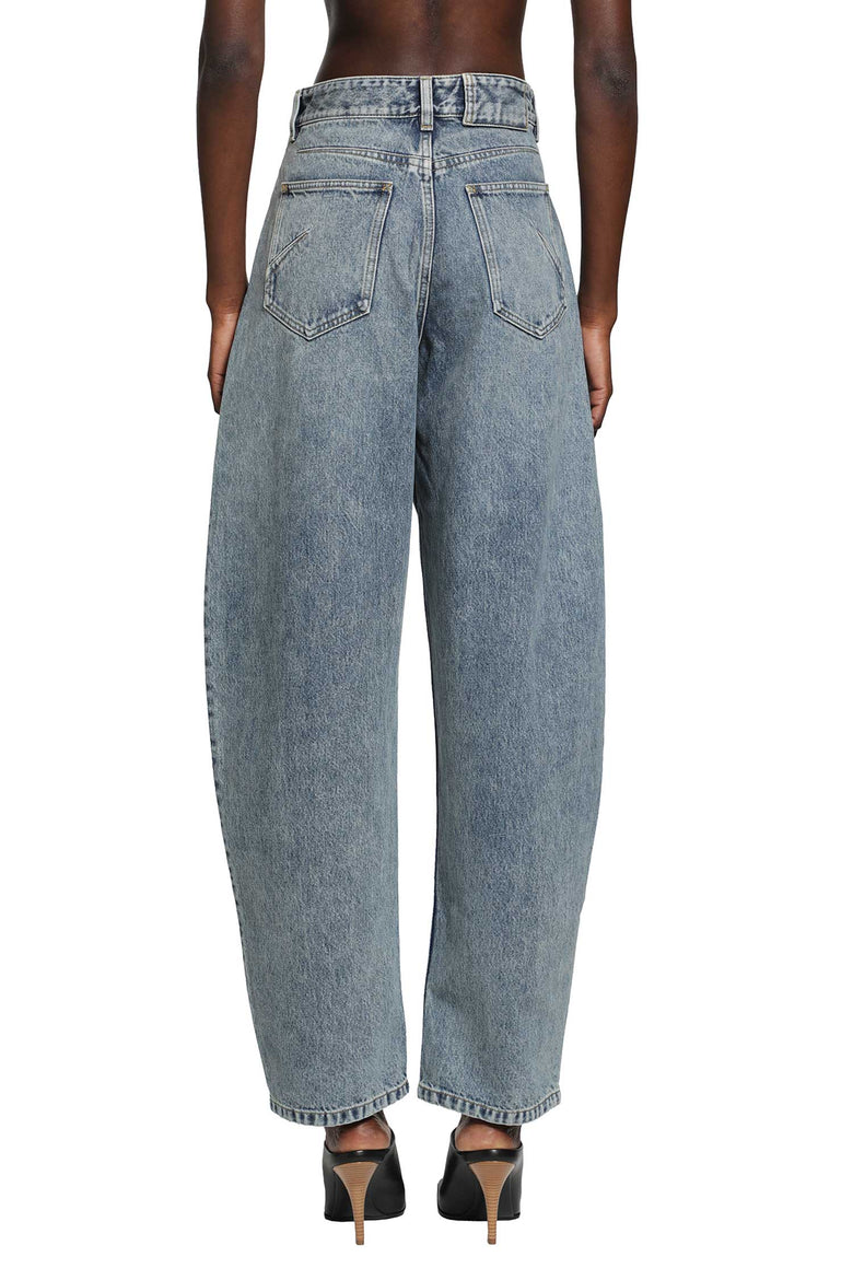 ALAIA Round Denim Jeans woman