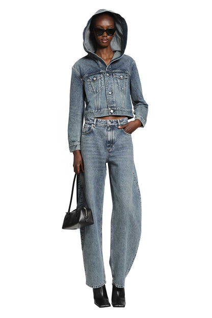 Round Denim Jeans