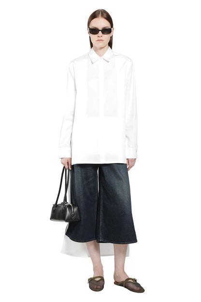 Palazzo Denim Bermuda Shorts