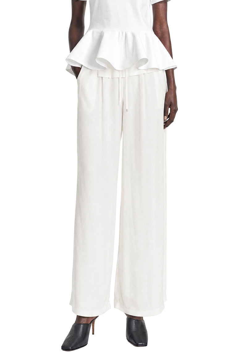 ALAIA Peplum Viscose Cady Pants woman