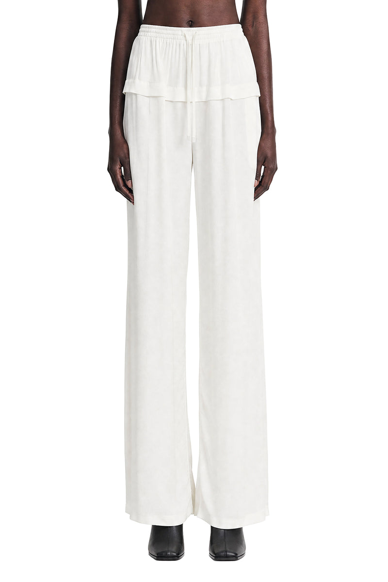 ALAIA Peplum Viscose Cady Pants woman