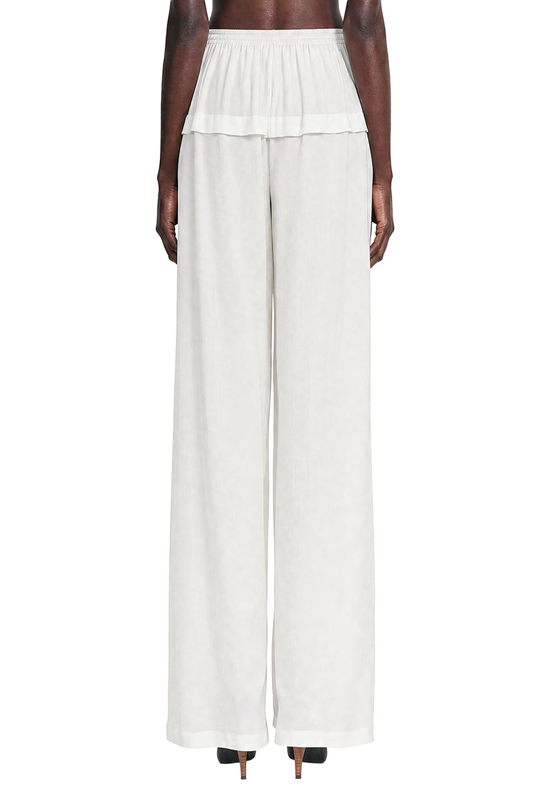 ALAIA Peplum Viscose Cady Pants woman