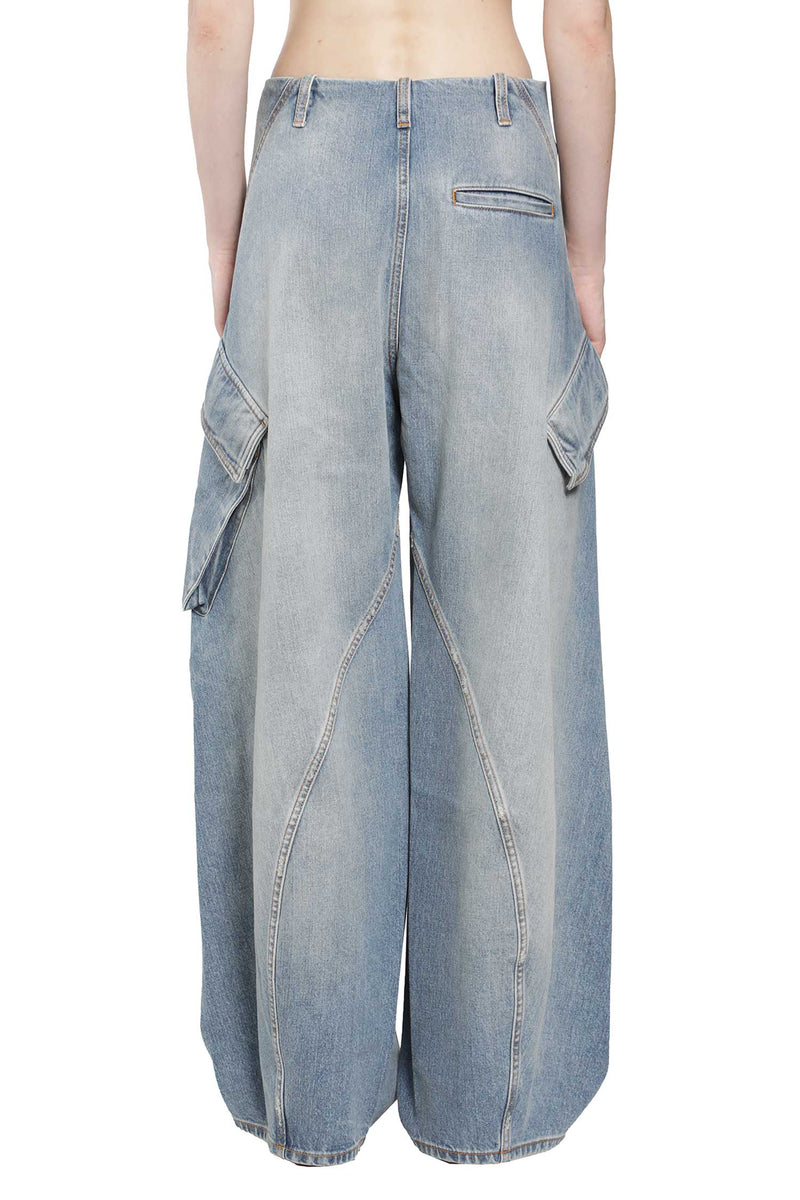 ALAIA Denim Cargo Pants woman