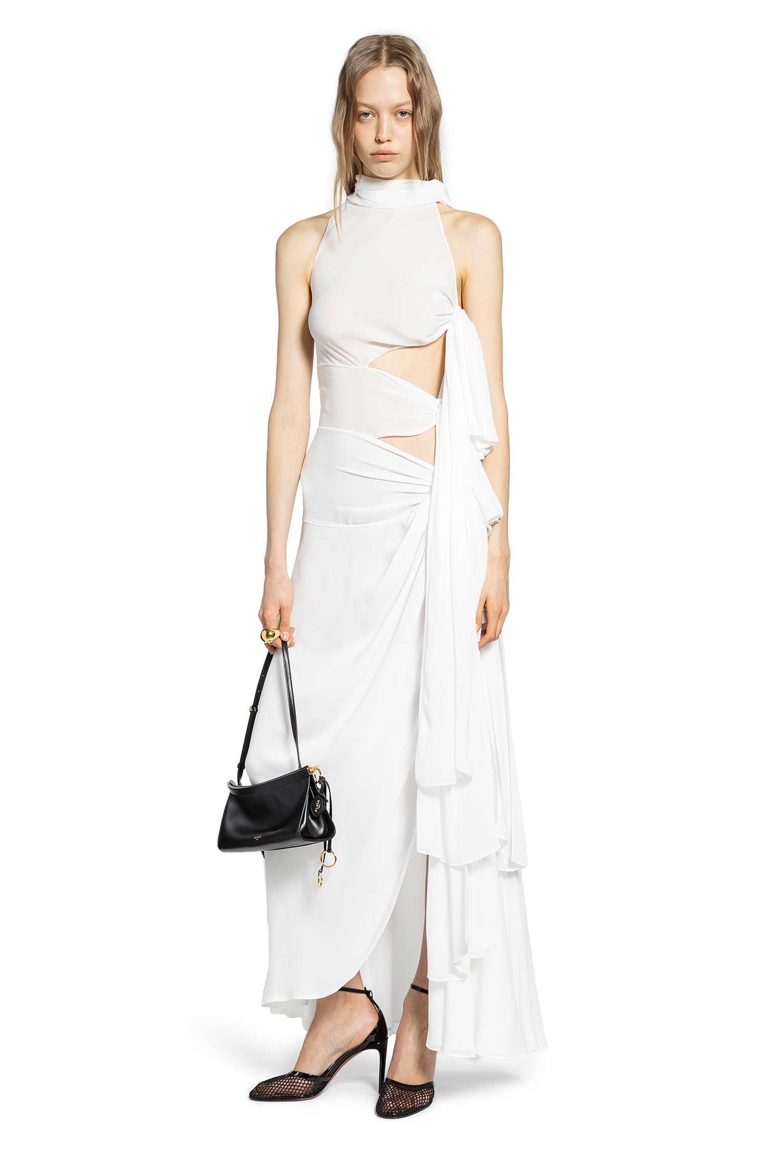 Bow Asymmetric Dress