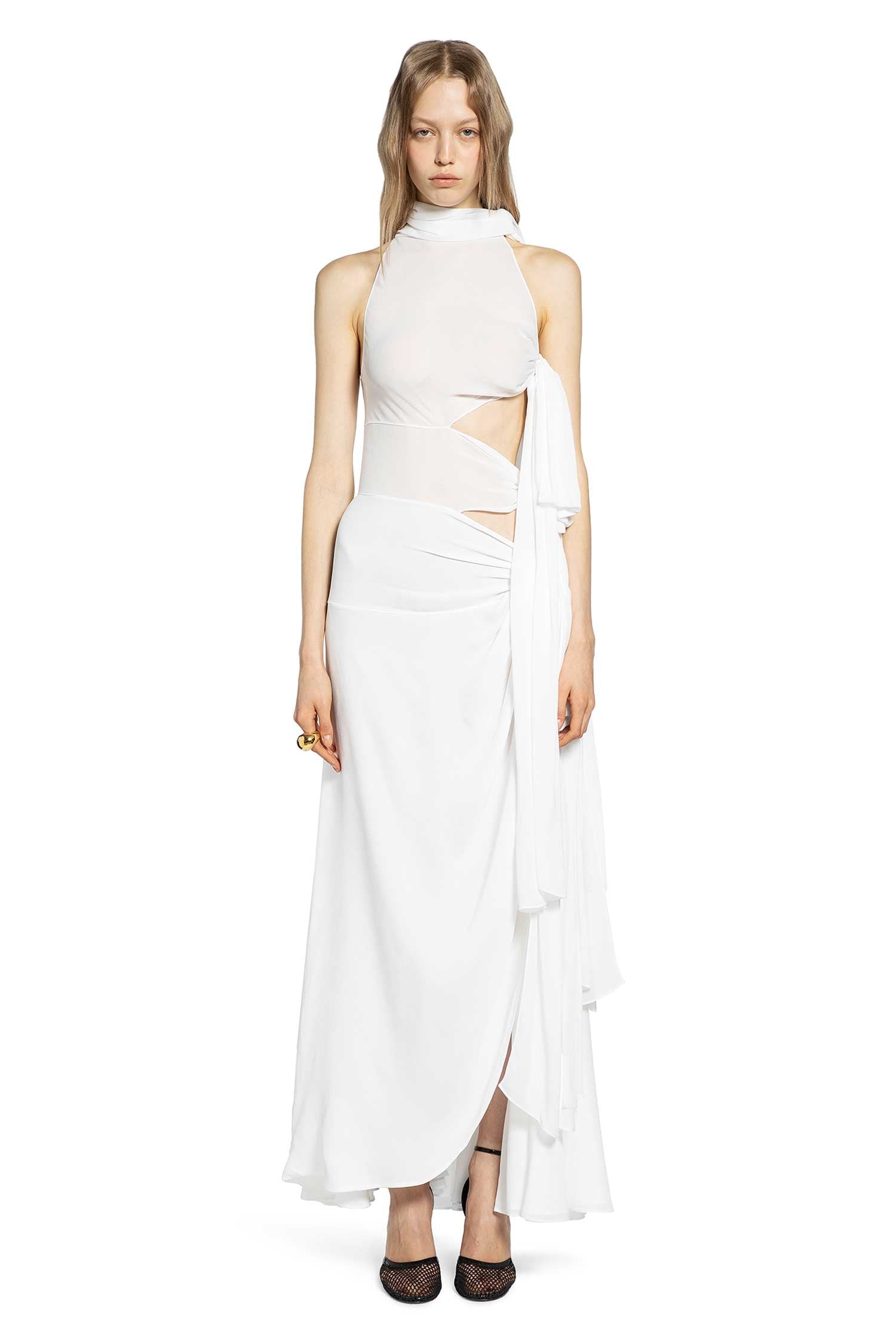 Bow Asymmetric Dress