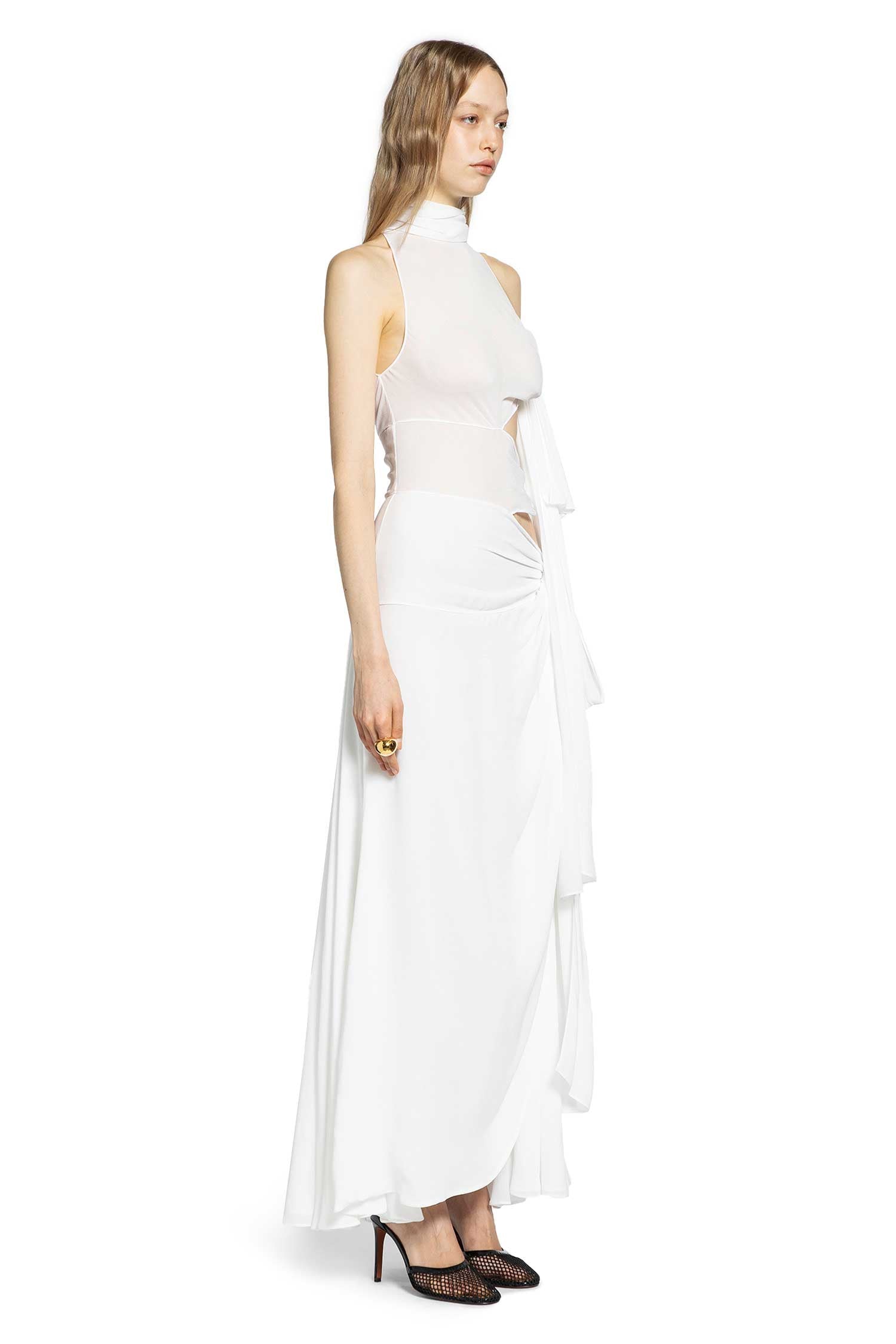 Bow Asymmetric Dress