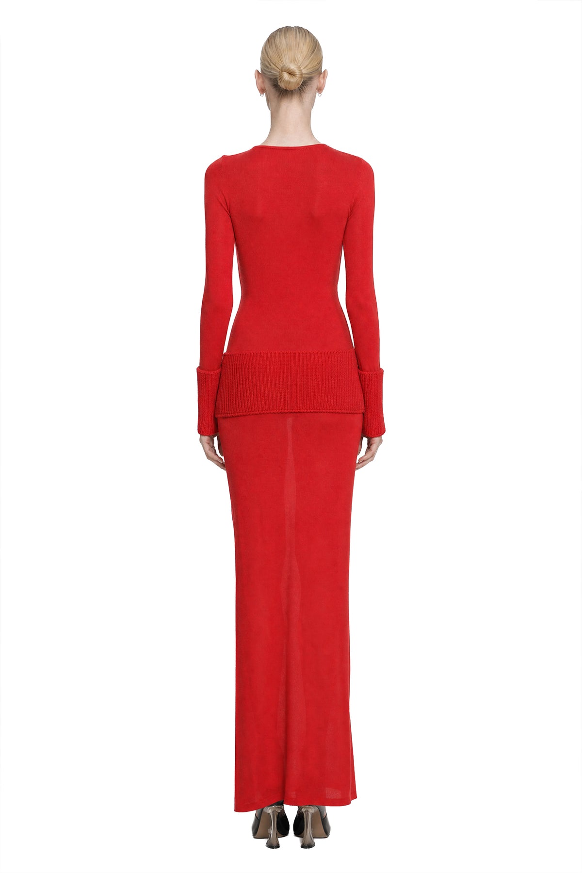 ALAIA Merino Bodycon Dress woman