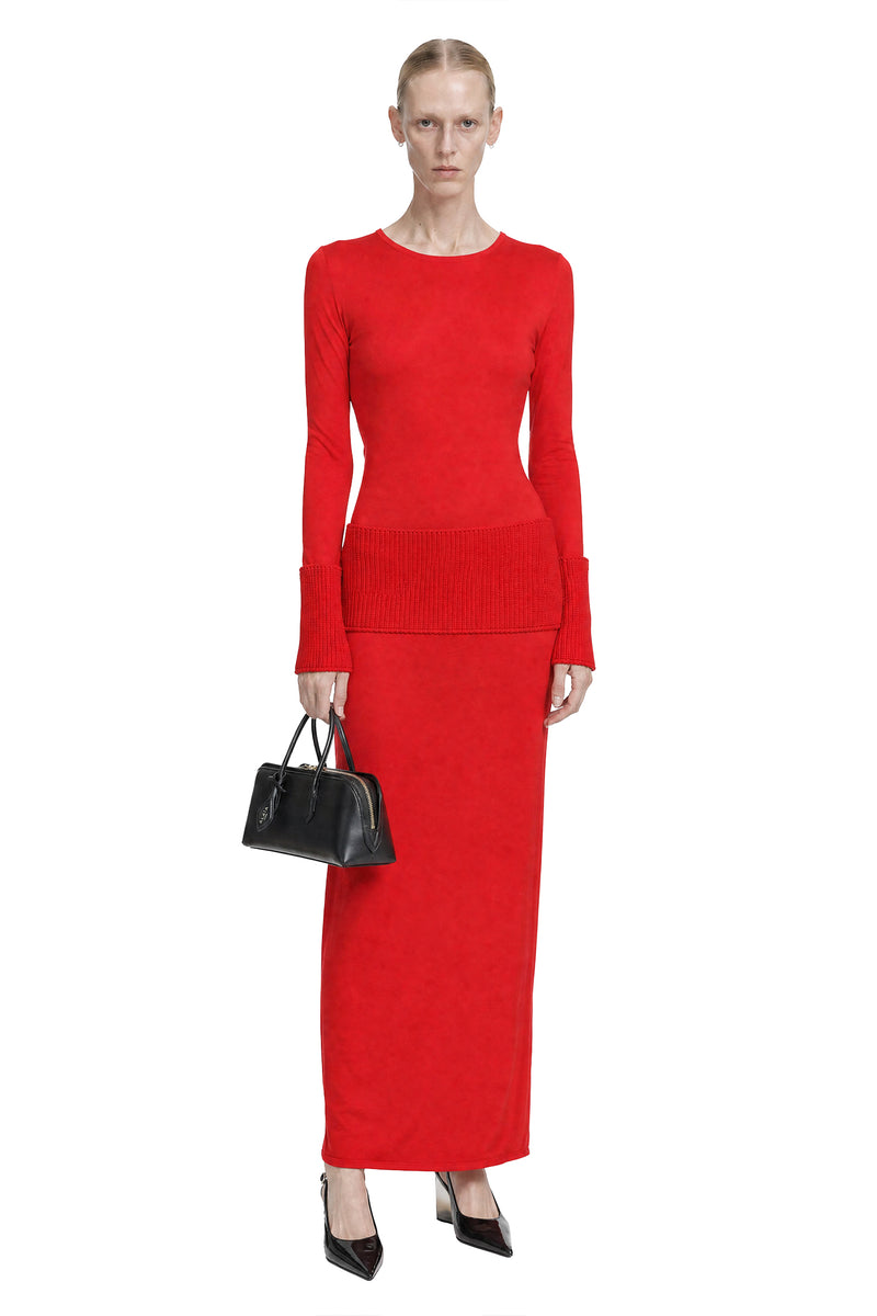 ALAIA Merino Bodycon Dress woman