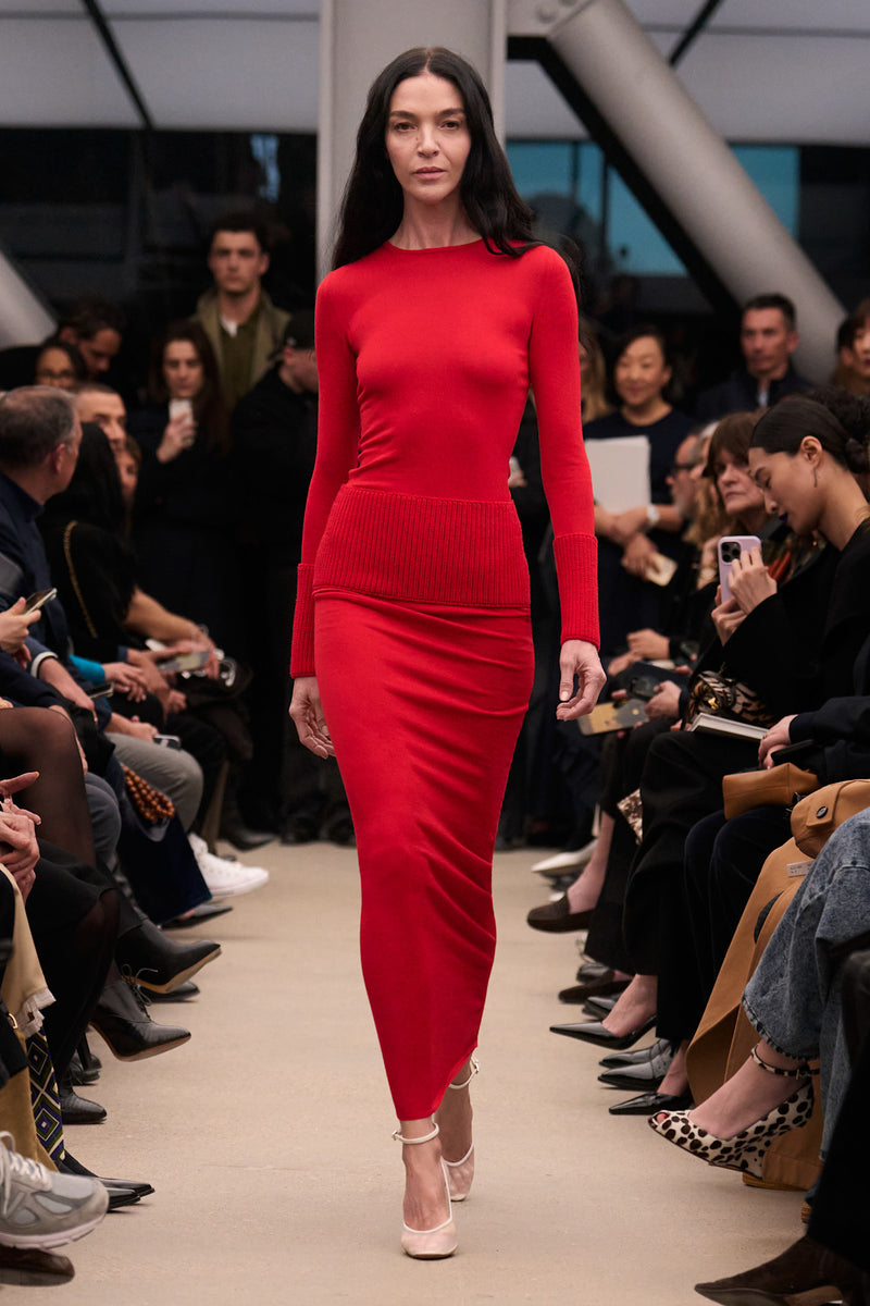ALAIA Merino Bodycon Dress woman