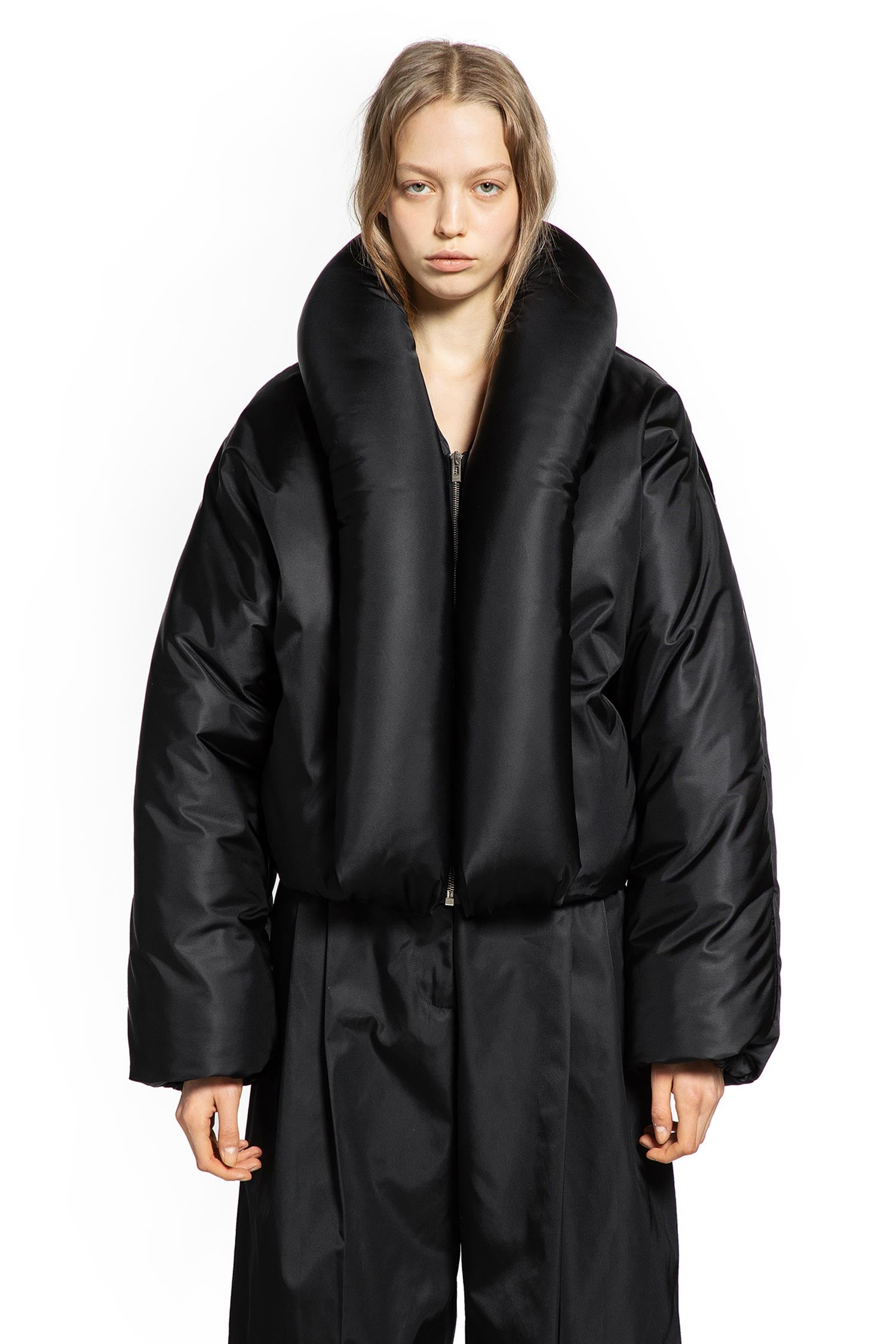Taffeta Padded Bomber Jacket