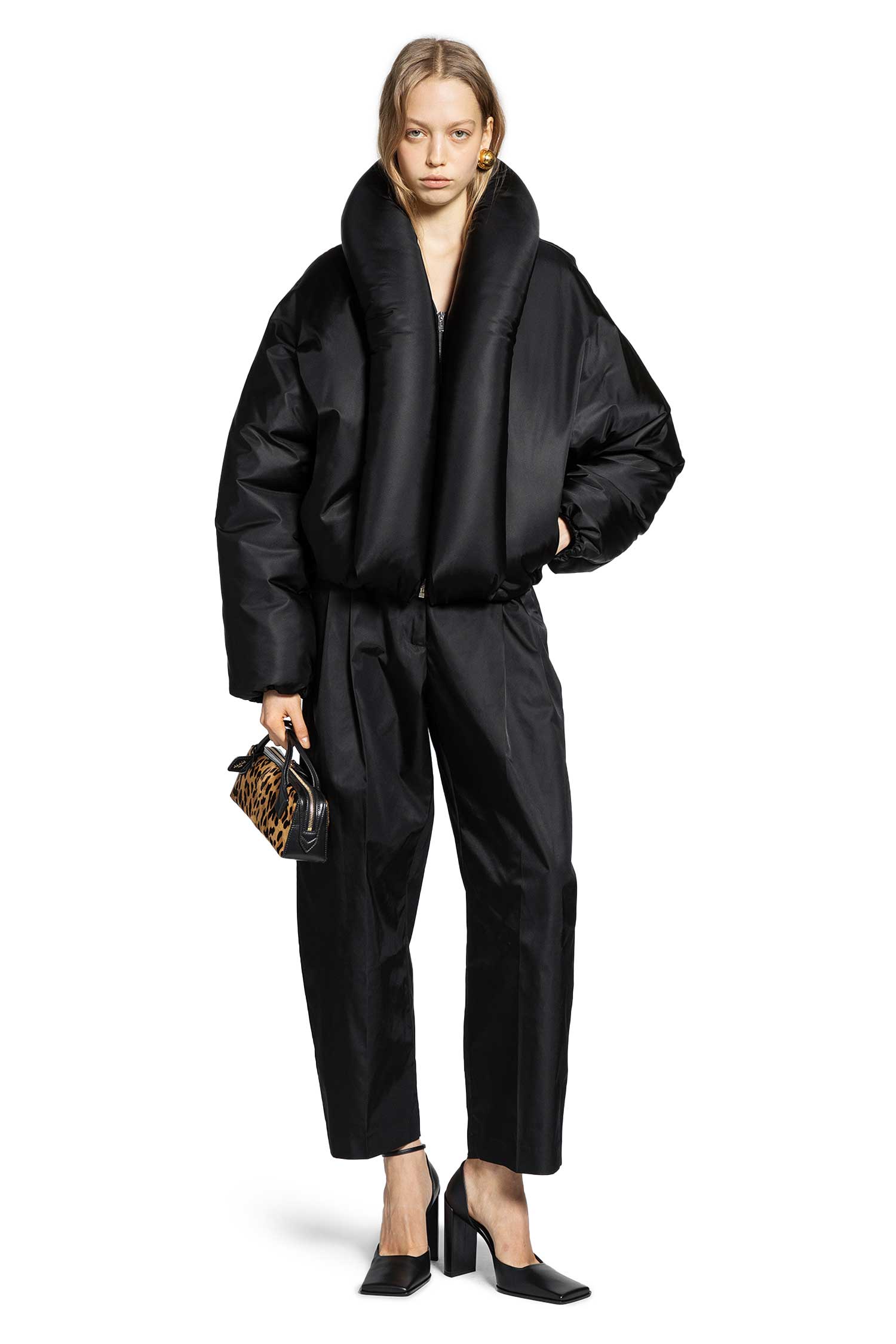 Taffeta Padded Bomber Jacket